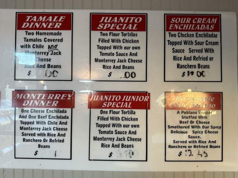 Casa Juanito - Oklahoma City, OK menu_pic