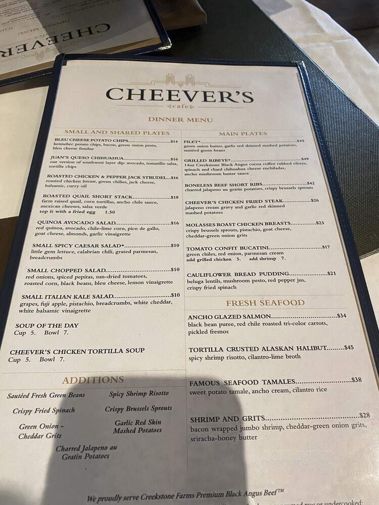 Cheever's Cafe - Oklahoma City, OK menu_pic