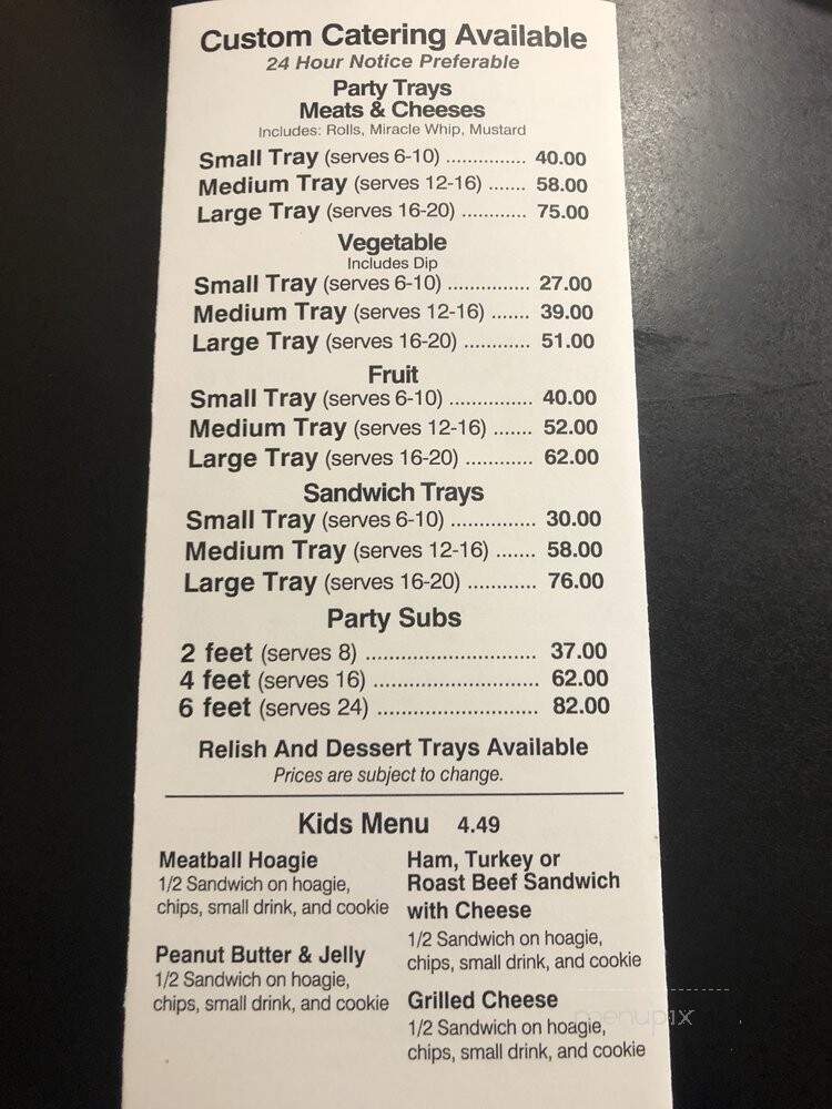 Hobby's Hoagies - Edmond, OK menu_pic