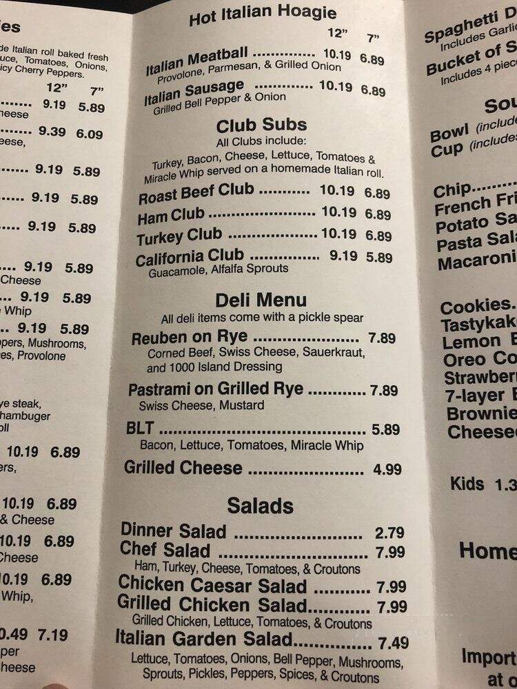 Hobby's Hoagies - Edmond, OK menu_pic
