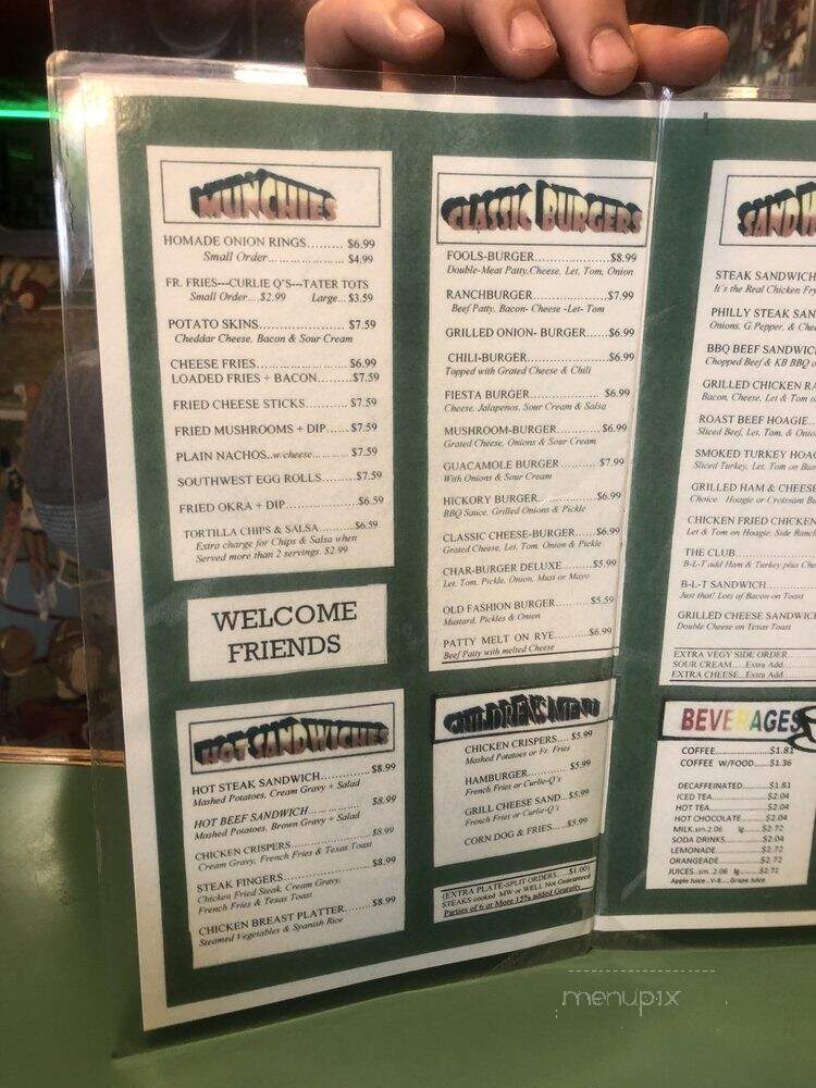 Kumback Lunch - Perry, OK menu_pic