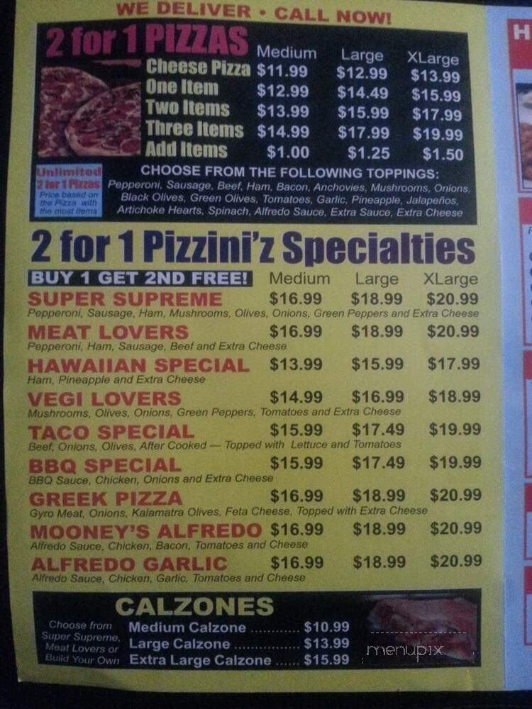 Payless Pizza - Bethany, OK menu_pic