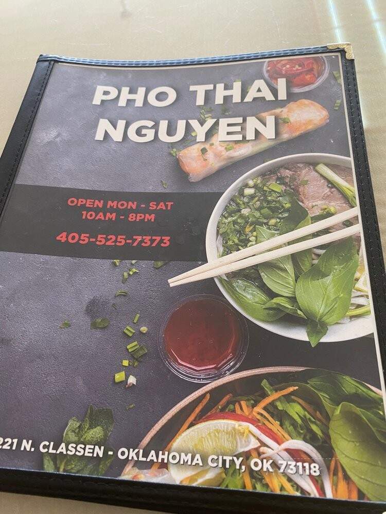 Pho Thai Nguyen - Oklahoma City, OK menu_pic