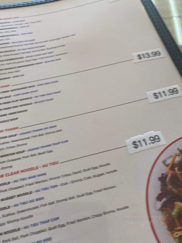 Pho Thai Nguyen - Oklahoma City, OK menu_pic