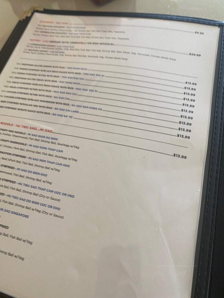 Pho Thai Nguyen - Oklahoma City, OK menu_pic