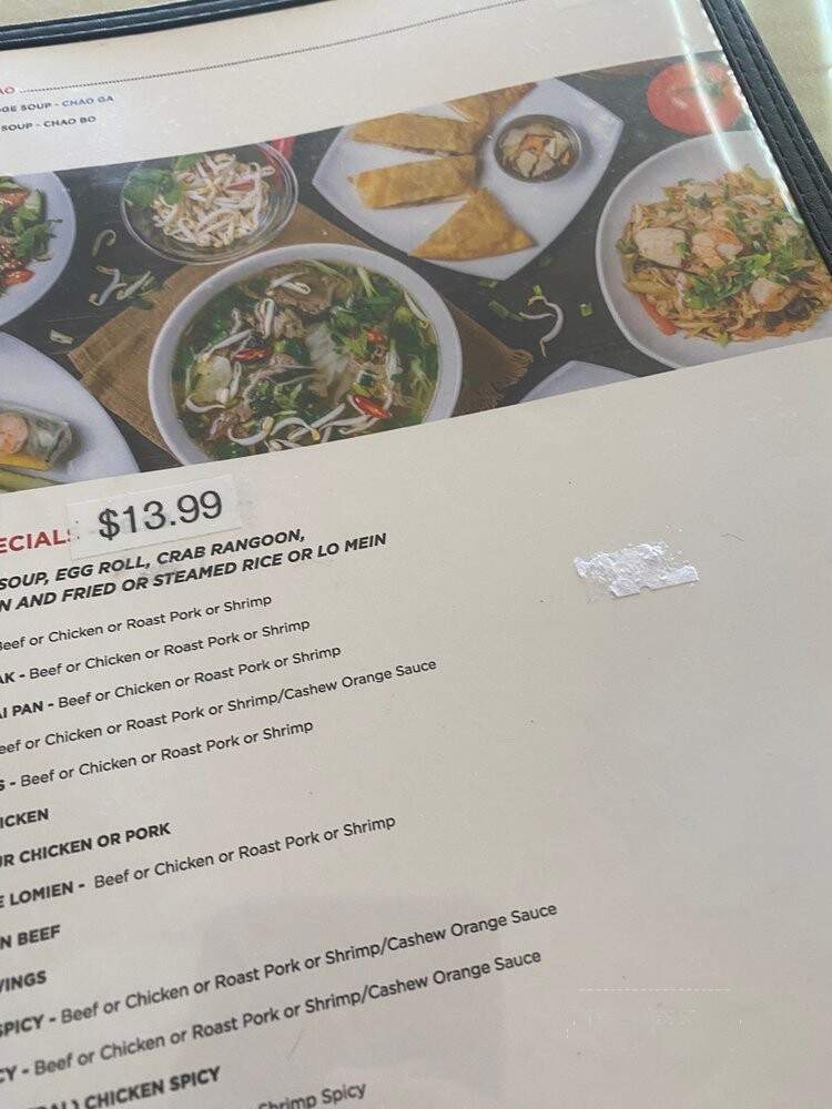 Pho Thai Nguyen - Oklahoma City, OK menu_pic