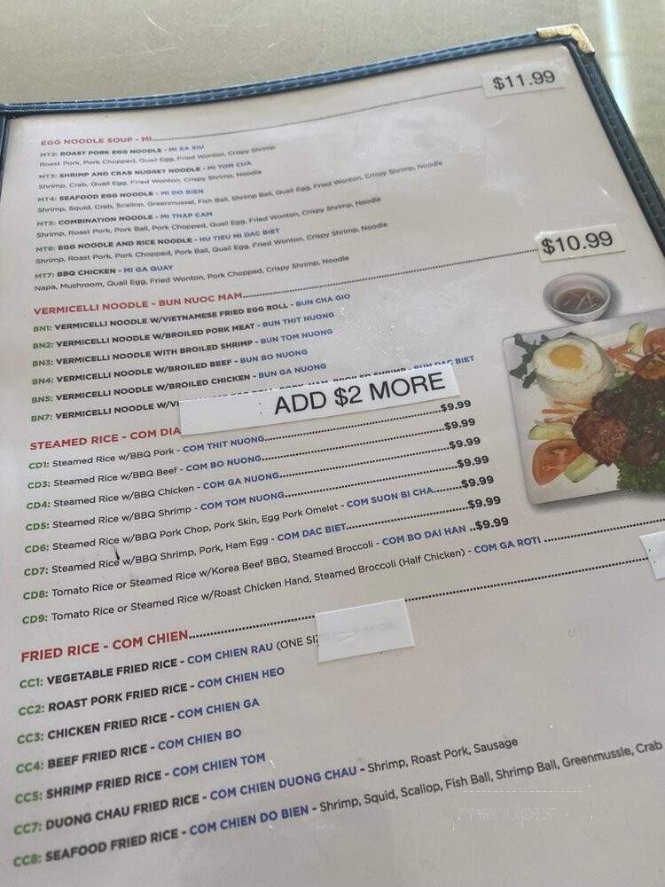 Pho Thai Nguyen - Oklahoma City, OK menu_pic