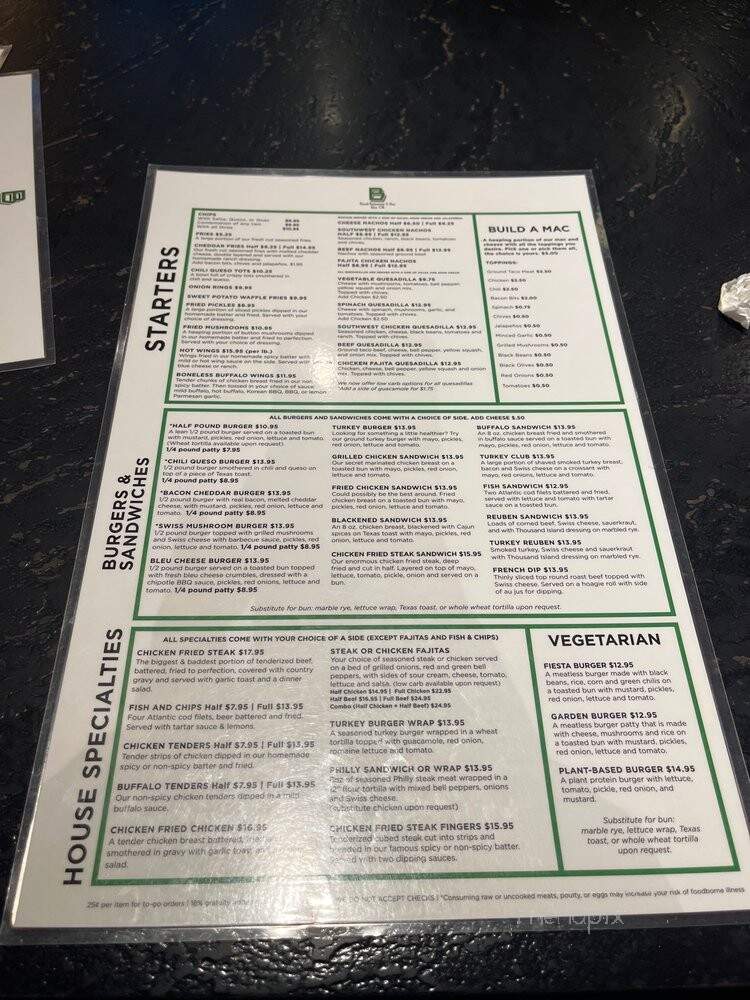 Brook Restaurant - Tulsa, OK menu_pic