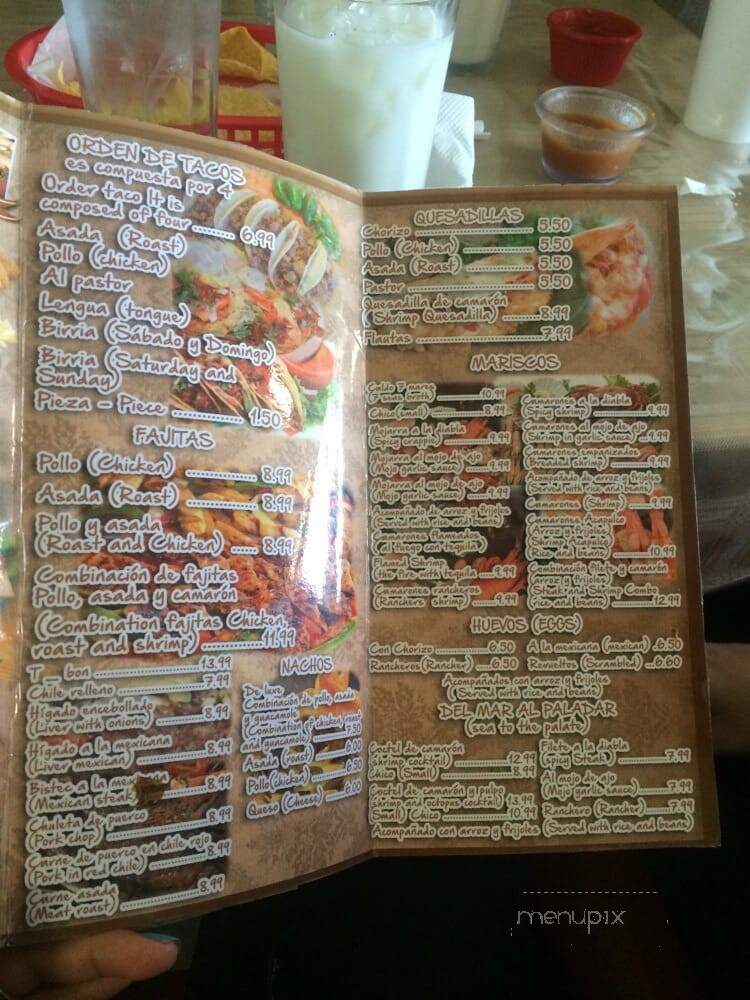 Restaurante Tlachis - Tulsa, OK menu_pic