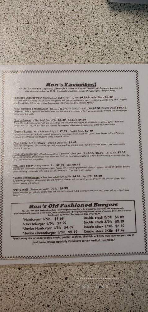 Ron's Hamburgers & Chili - Tulsa, OK