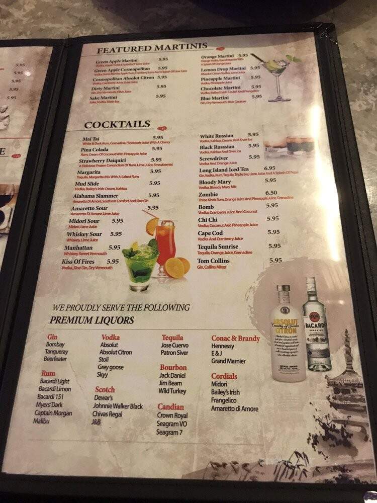 Tokyo Garden - Tulsa, OK menu_pic