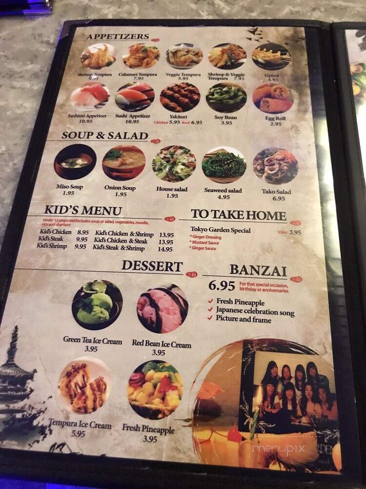 Tokyo Garden - Tulsa, OK menu_pic