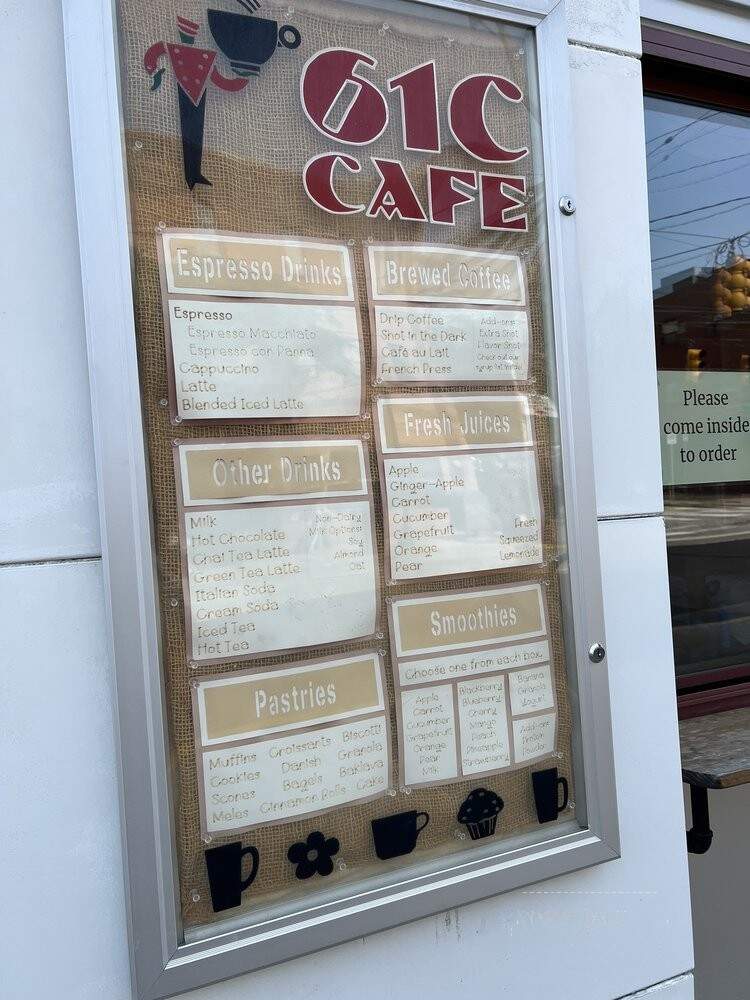 61 C Cafe - Pittsburgh, PA menu_pic