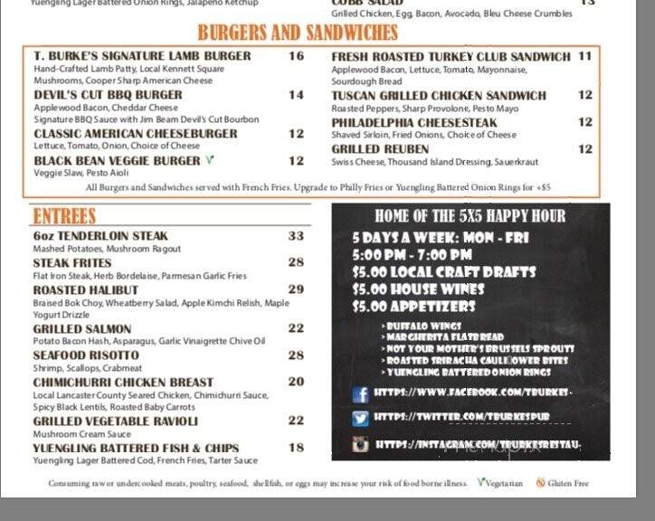 Alexander's Cafe & Bar - King Of Prussia, PA menu_pic