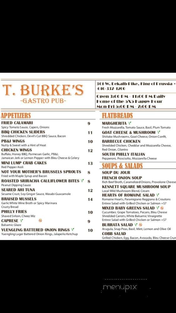 Alexander's Cafe & Bar - King Of Prussia, PA menu_pic