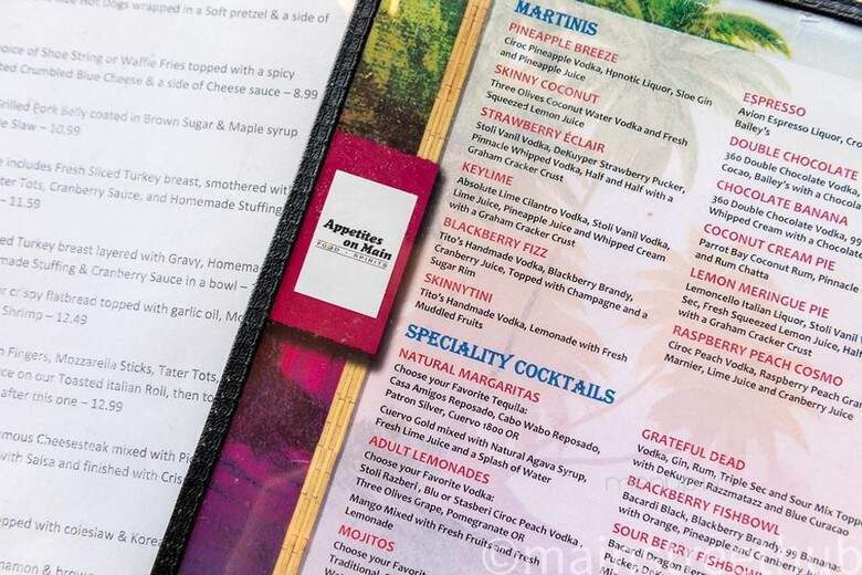 Appetites On Main - Exton, PA menu_pic