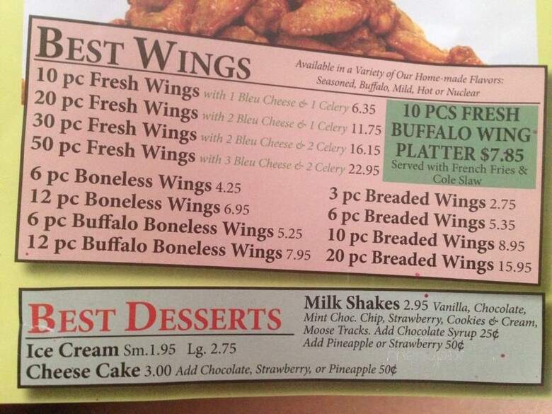 Aramingo's Best Pizza - Philadelphia, PA menu_pic
