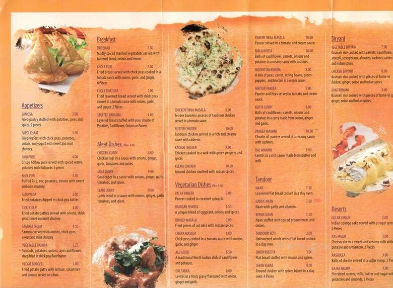 Azaad Foods - Philadelphia, PA menu_pic