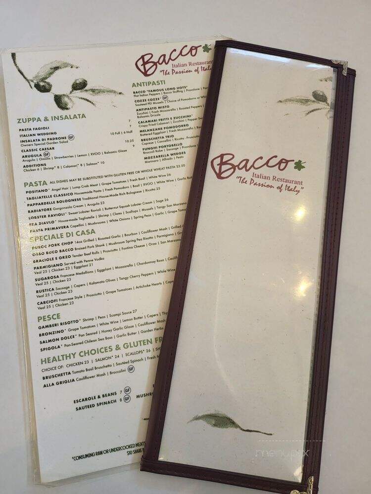 Bacco Restaurant - North Wales, PA