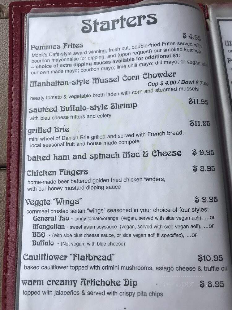 Belgian Cafe - Philadelphia, PA menu_pic