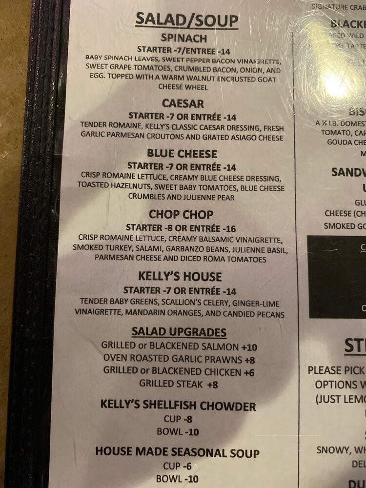 Boalsburg Steakhouse - Boalsburg, PA menu_pic