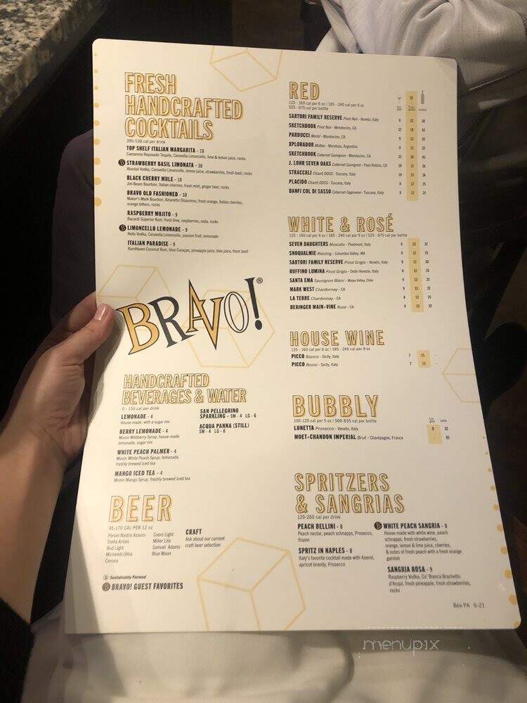 Bravo Italian Kitchen - Cranberry Township, PA menu_pic
