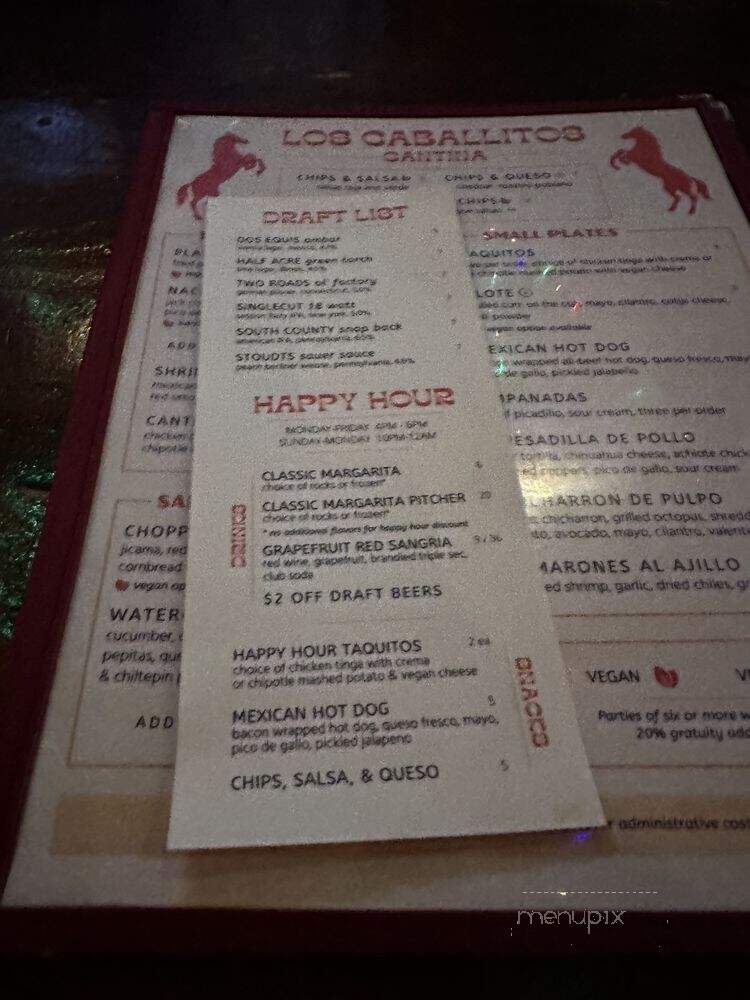 Cantina - Philadelphia, PA menu_pic