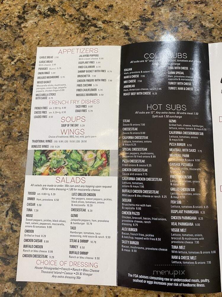 Carini's Italian Restaurant - Blue Ball, PA menu_pic