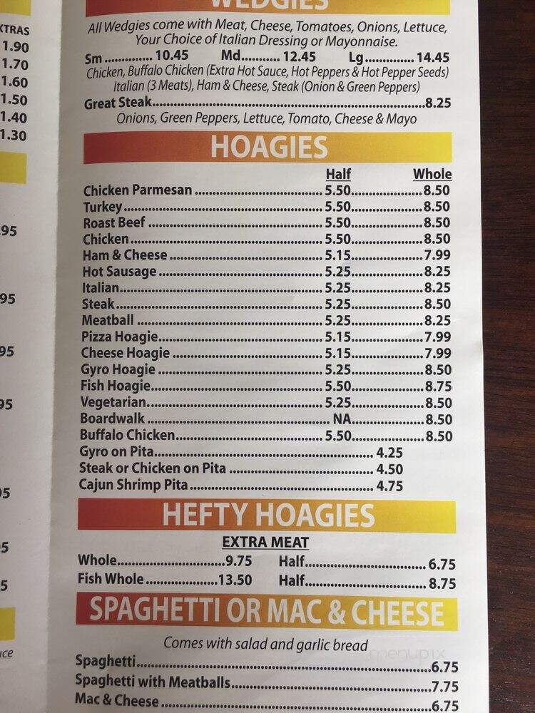 Chubby's Pizza & Hoagies - Pittsburgh, PA menu_pic