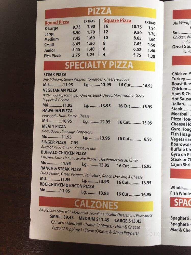Chubby's Pizza & Hoagies - Pittsburgh, PA menu_pic