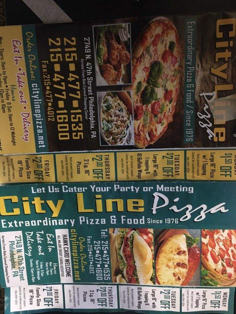 City Line Pizza & Pasta - Philadelphia, PA