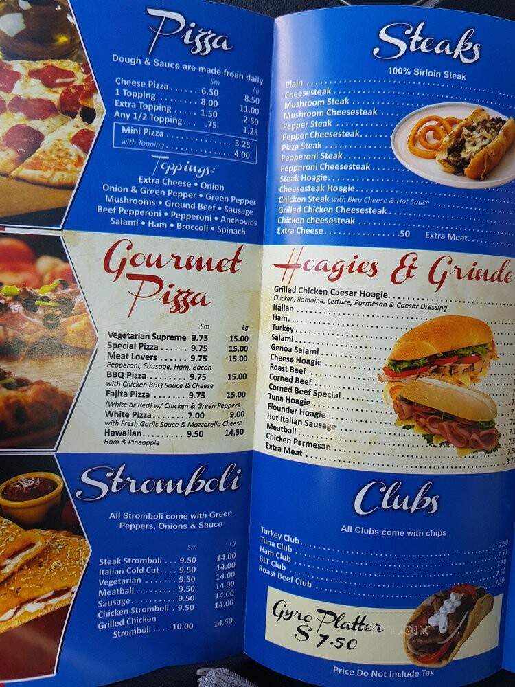 Delancey Street Pizzeria - Philadelphia, PA menu_pic