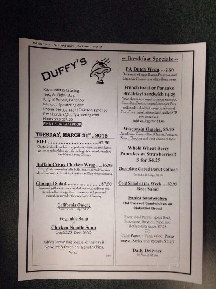 Duffy's - King Of Prussia, PA