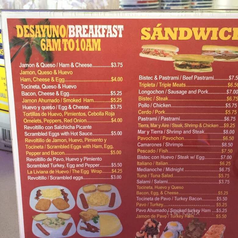 El Punto - Philadelphia, PA menu_pic