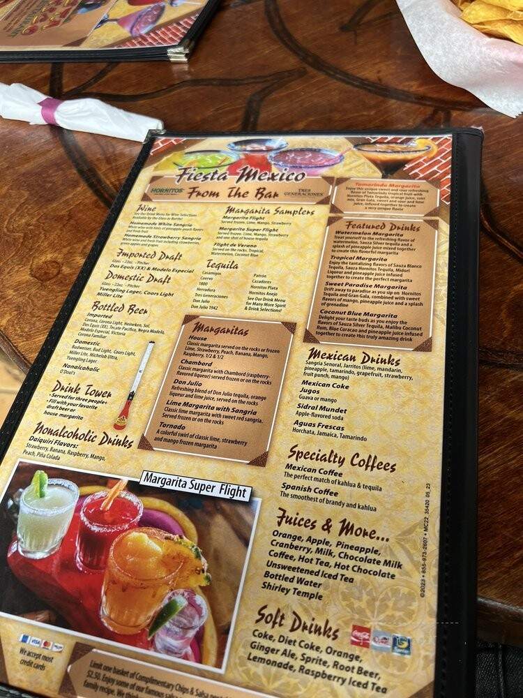 Fiesta Mexico - Harrisburg, PA menu_pic