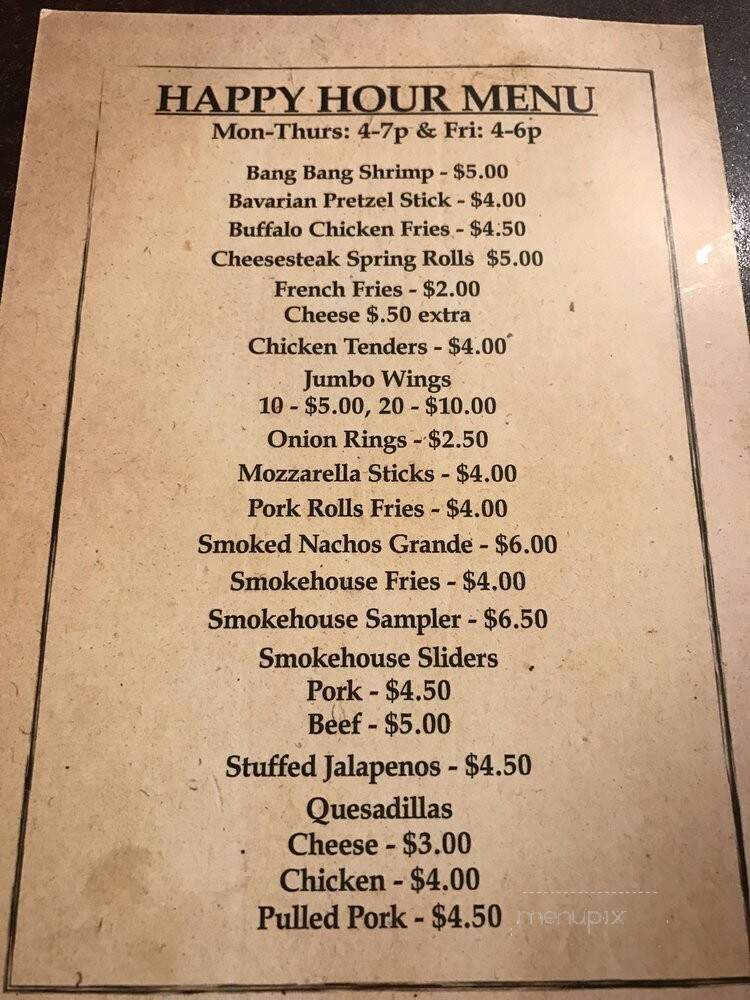 Fireside Inn - Langhorne, PA menu_pic