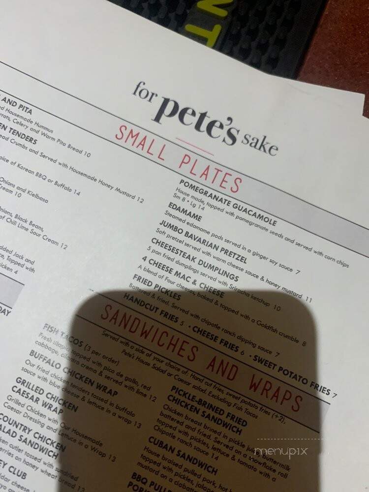 For Pete's Sake - Philadelphia, PA