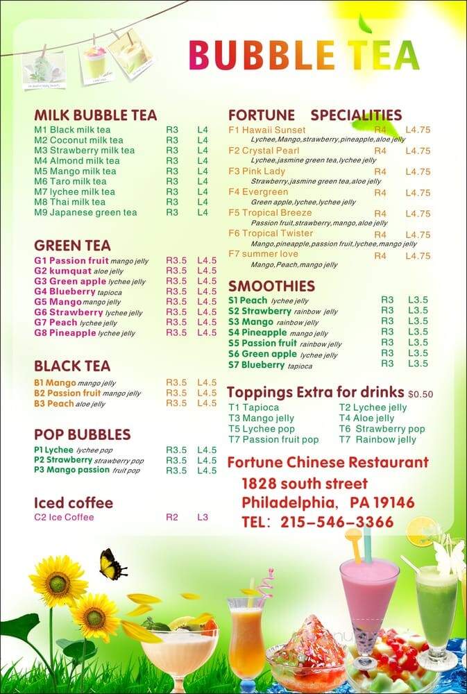 Fortune Chinese American Rest - Philadelphia, PA menu_pic