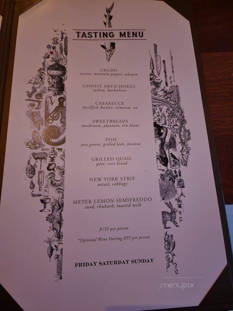 Friday Saturday Sunday - Philadelphia, PA menu_pic