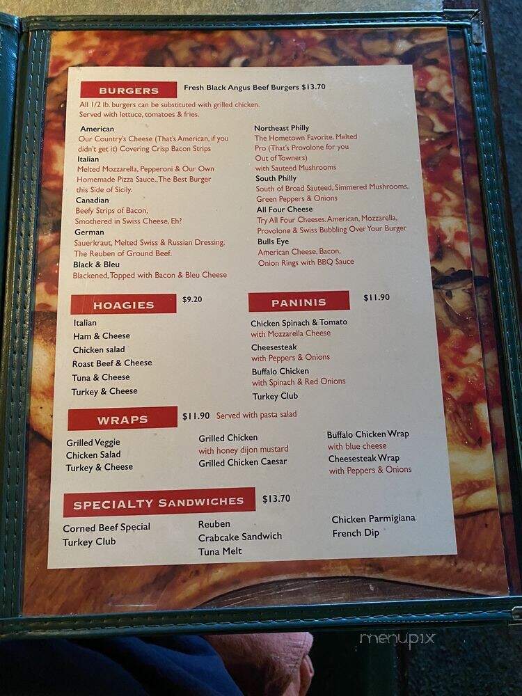 Gearo's Pizza & Cafe - Philadelphia, PA menu_pic