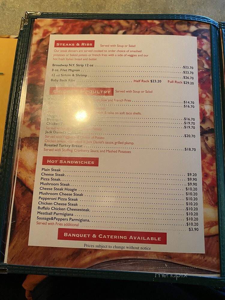Gearo's Pizza & Cafe - Philadelphia, PA menu_pic