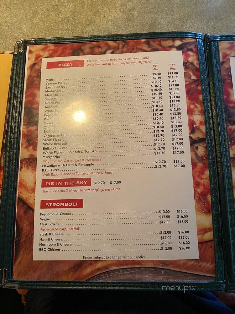 Gearo's Pizza & Cafe - Philadelphia, PA menu_pic