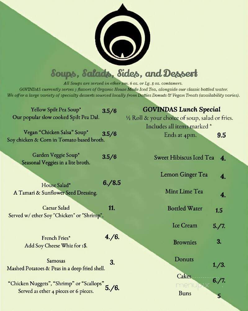 Gourmet To Go Vegetarian - Philadelphia, PA menu_pic