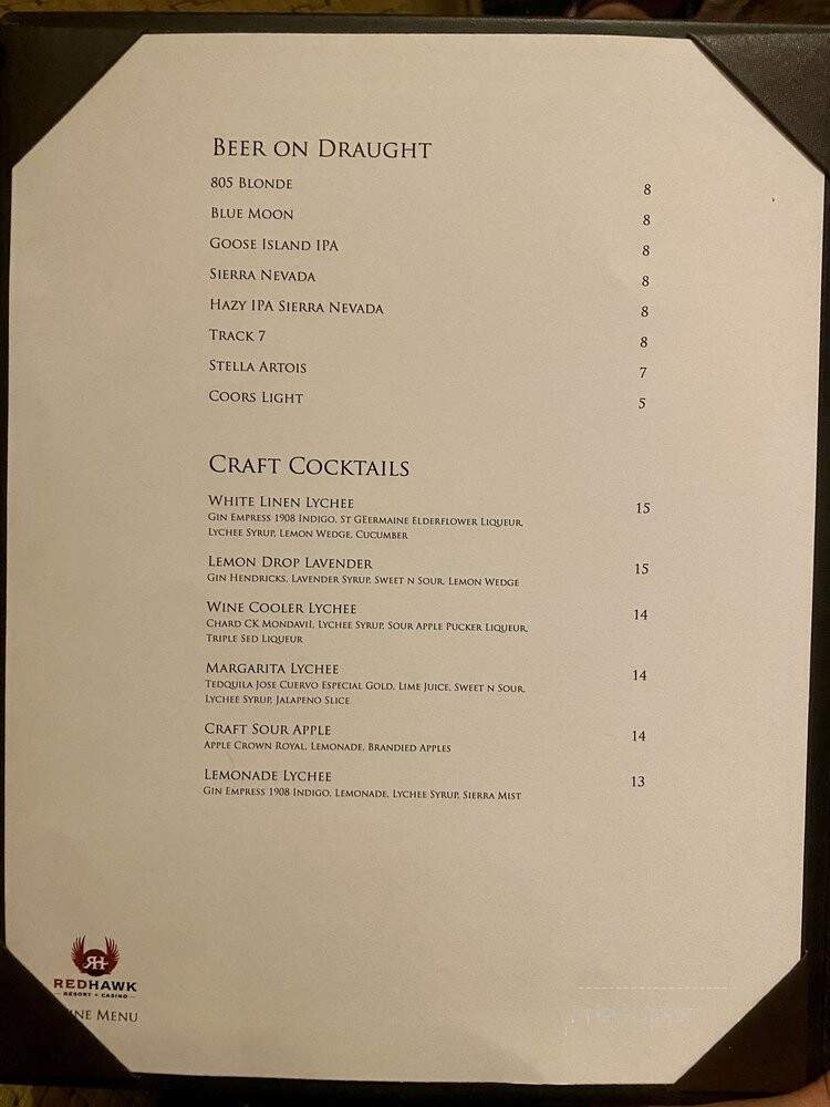Henry's Ghost Steakhouse - Henryville, PA menu_pic