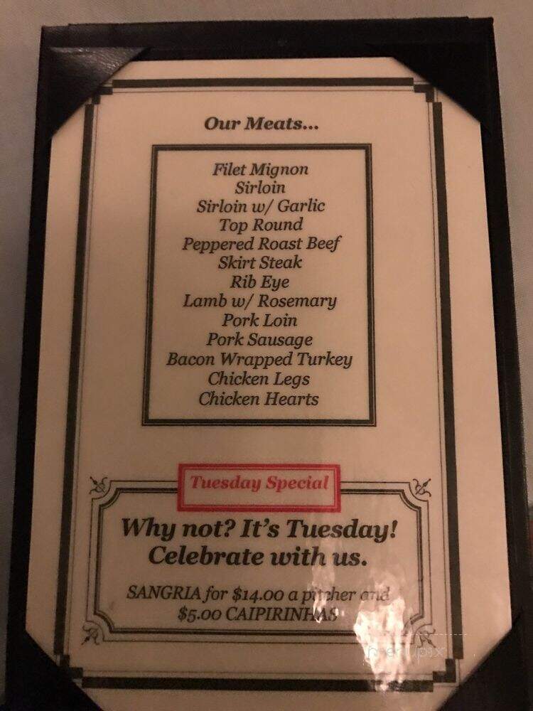 Ipanema Grill - Scranton, PA menu_pic
