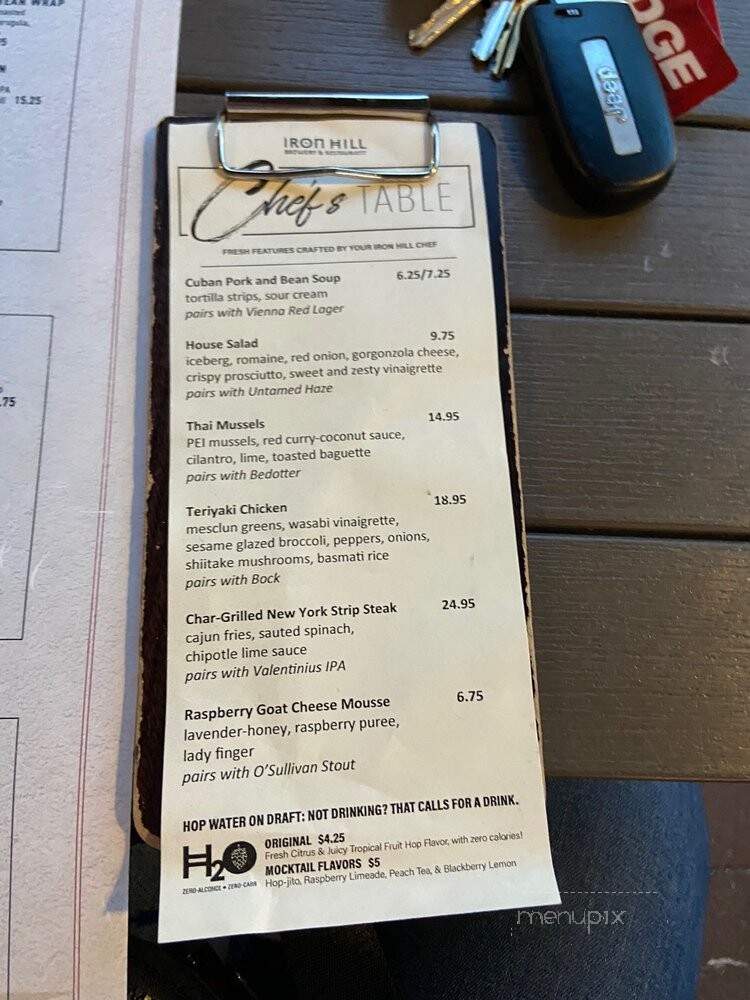 Iron Hill Brewery & Restaurant - West Chester, PA menu_pic