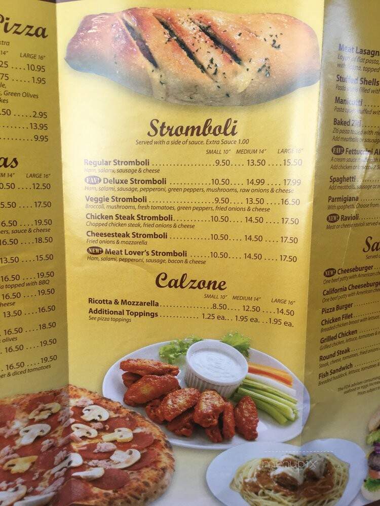 Jim & Nena's Pizzeria - York, PA menu_pic