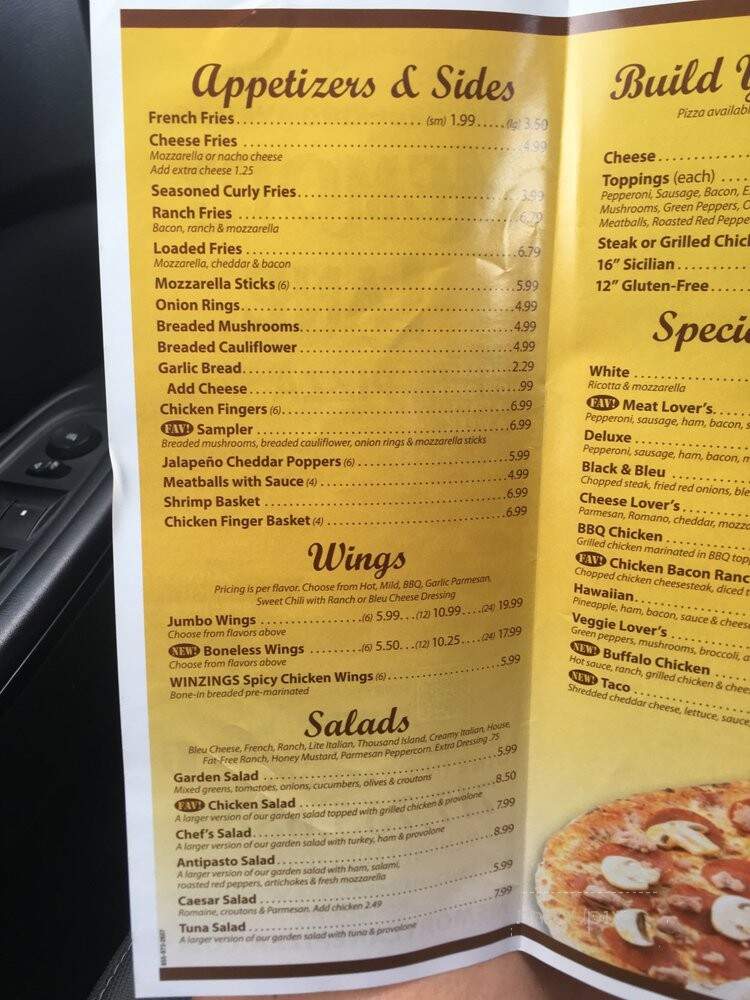 Jim & Nena's Pizzeria - York, PA menu_pic