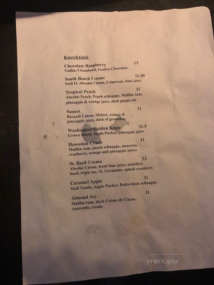 Knock - Philadelphia, PA menu_pic