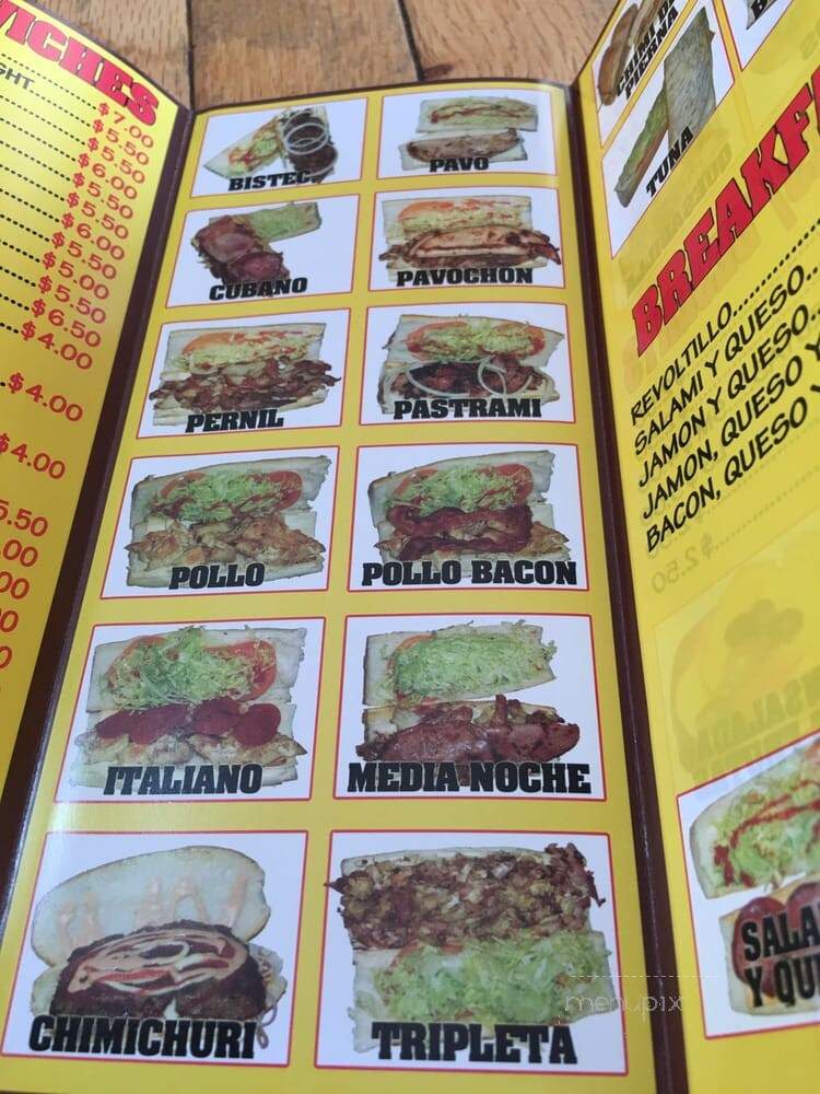 La Casa Del Sandwich - Philadelphia, PA menu_pic